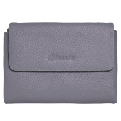 HOTBifold Wallet for Women Genuine Leather, [Large Capacity] [Magnetic Closure] Female Ladies Wallet Card Holder with ID Window, Zipper Coin Pockets (Burgundy)
