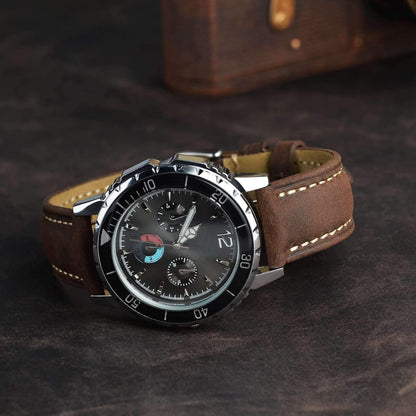 HOTBISONSTRAP Watch Strap, Vintage Leather Replacement Bracelet, Band Width-14mm 15mm 16mm 17mm 18mm 19mm 20mm 21mm 22mm 23mm 24mm
