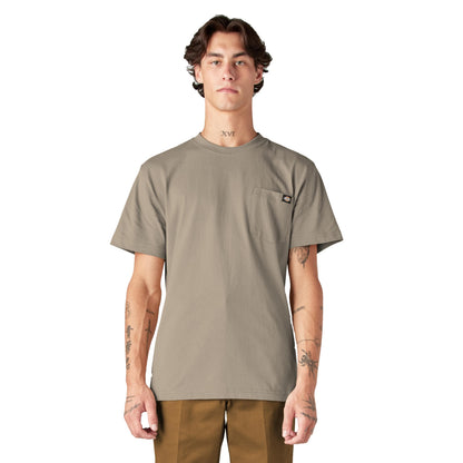 HOTDickies Men's Heavyweight Heathered Short Sleeve Pocket T-Shirt