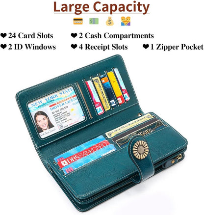HOTSENDEFN Small Women Wallet