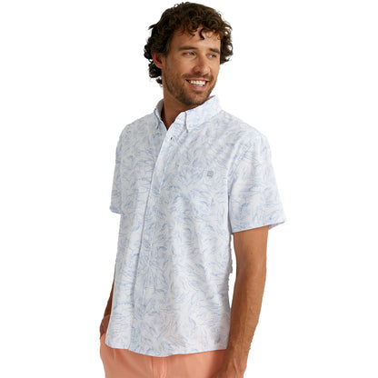 HOTHUK Mens Kona Short Sleeve Shirt | Performance Button Down