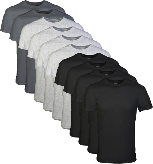 HOTGildan Men's Crew T-Shirts, Multipack, Style G1100