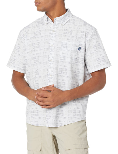 HOTHUK Mens Kona Short Sleeve Shirt | Performance Button Down