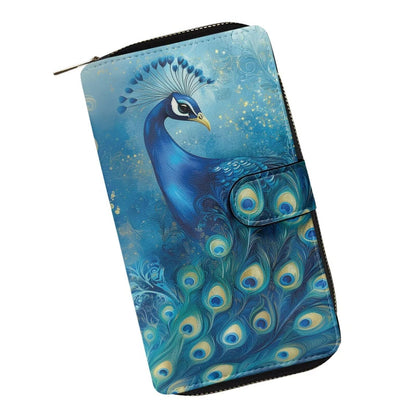 HOTCOEQINE Animal Wallet, Cute Chicken Long Leather Money Bag, Handbag With Zipper for Coin Phone, Travel Handbag for Party