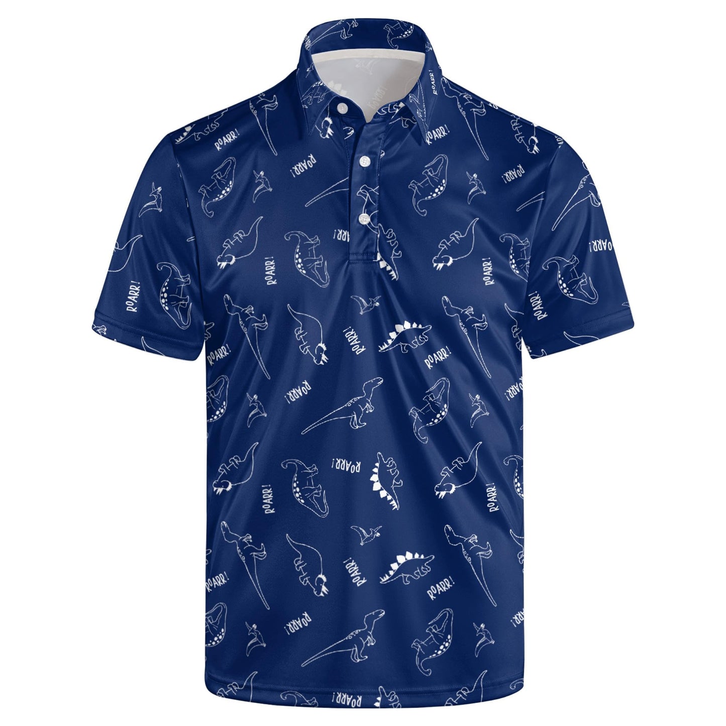 HOTGolf Polos for Men Funny Moisture Wicking Golf Shirts Performance Quick-Dry Polo Shirts Short Sleeve