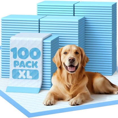 HOT50-Pack Extra Large Pee Pads - 34" x 28" Puppy Pads for Dogs with 6-Layer Leakproof Protection, Disposable and Quick-Dry Dog Pads with High Absorbency for Easy Potty Training