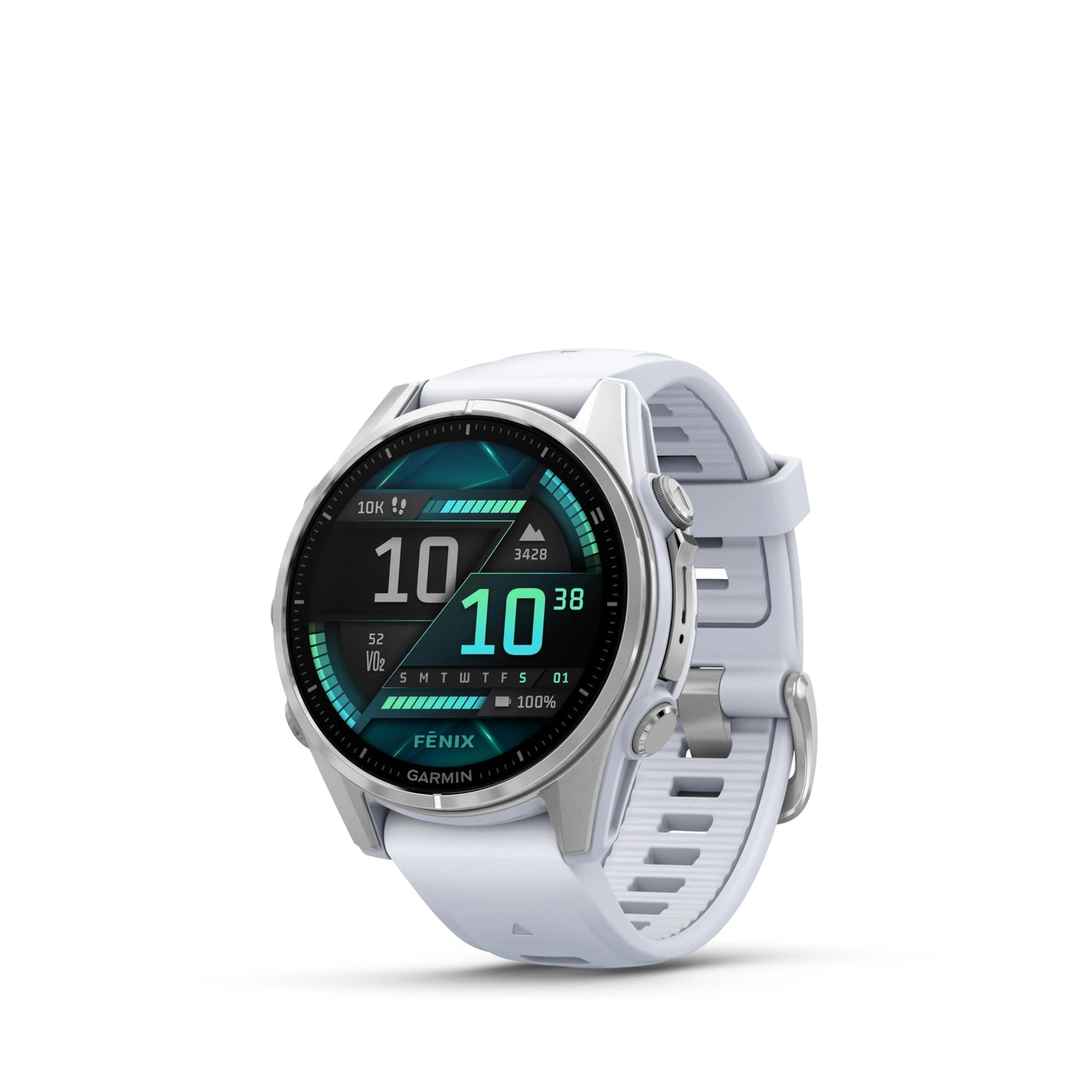 HOTGarmin fēnix® 8 – 51 mm, AMOLED, Premium Multisport GPS Smartwatch, Long-Lasting Battery Life, Dive-Rated, Built-in LED Flashlight, Slate Gray with Black Band | Built-in LED Flashlight, Dive-Rated to 40 M, Slate Gray Case with Black Silicone Band