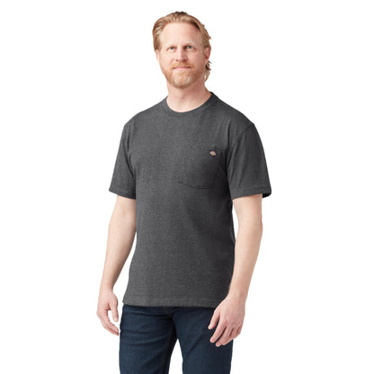 HOTDickies Men's Heavyweight Heathered Short Sleeve Pocket T-Shirt