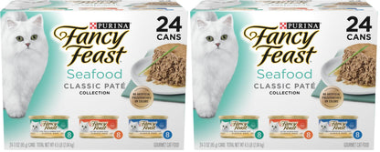 HOTPurina Fancy Feast Gourmet Wet Cat Food Variety Pack, Petites Gravy Collection, break-apart tubs, 24 servings - (Pack of 12) 2.8 oz. Tubs