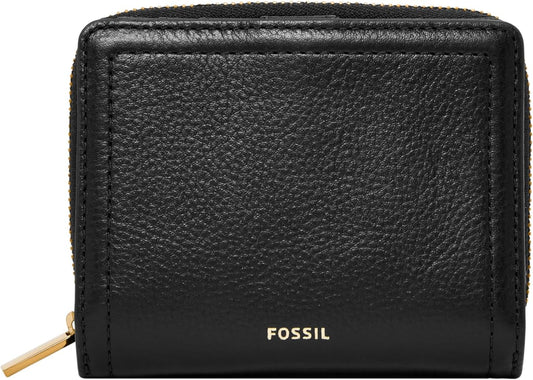 HOTFossil Women's Logan RFID-Blocking Leather Mini Multifunction Bifold Wallet