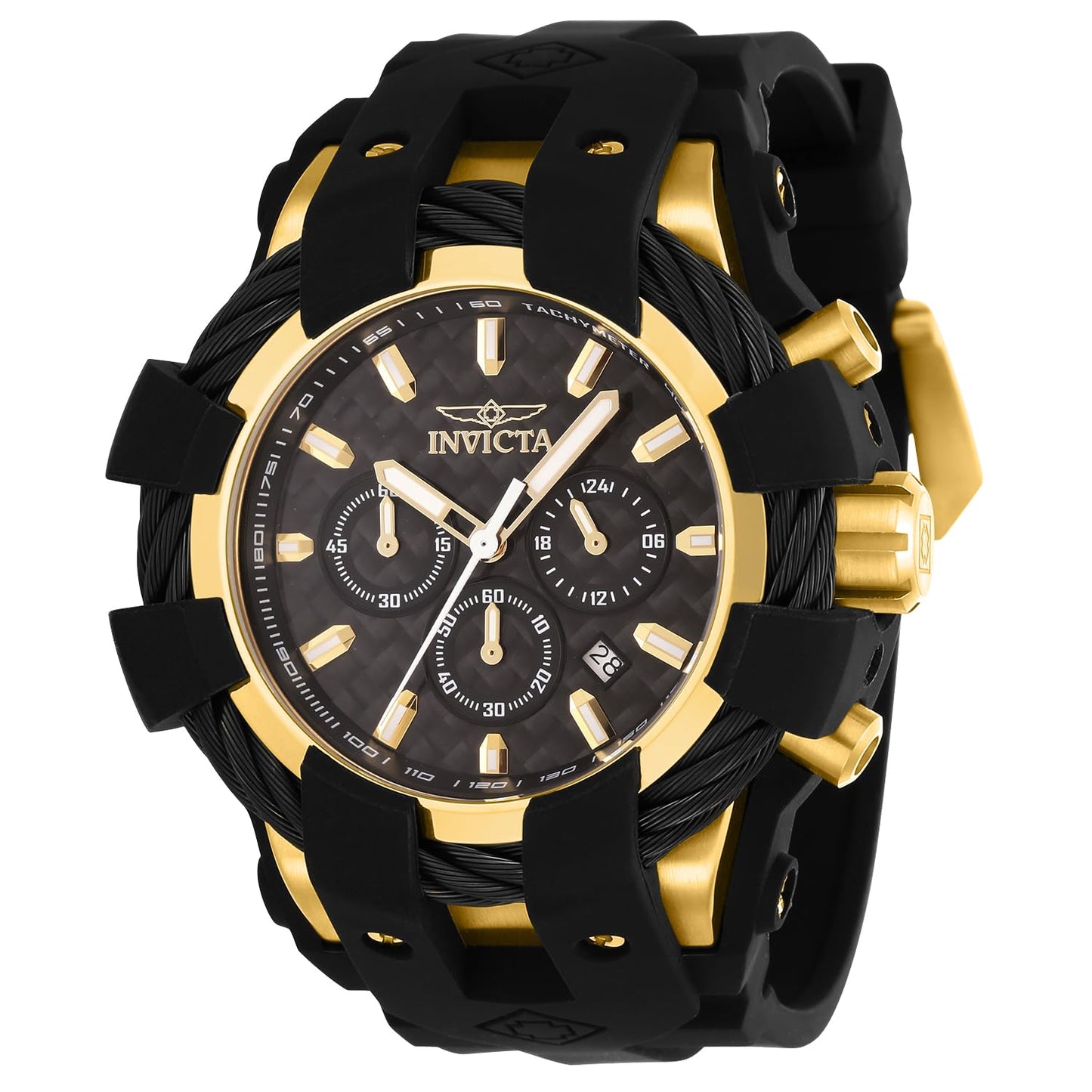 HOTInvicta Men's 23855 Bolt Analog Display Quartz Black Watch