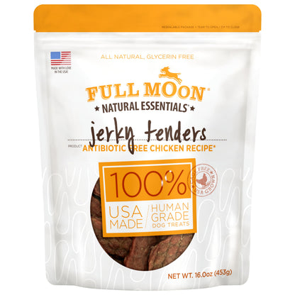 HOTFull Moon Chicken Jerky Tenders Healthy All Natural Dog Treats Human Grade Made in USA 26 oz