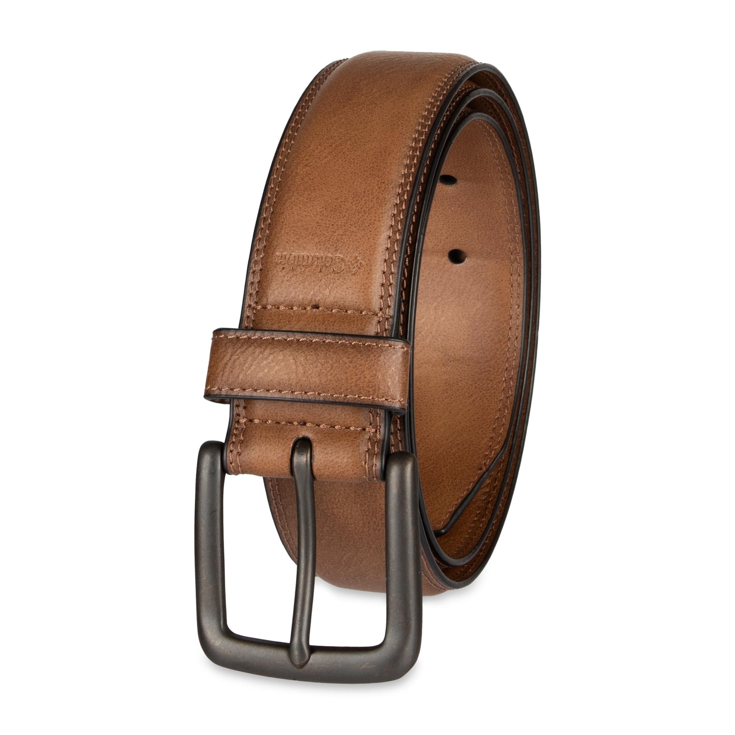 HOTColumbia Men's Casual Everyday Leather Belt – Jeans, Chinos and Daily Wear