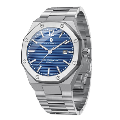HOTSAPPHERO Mens Watches Stainless Steel Quartz Watch for Men Waterproof Date Clock Fashion Business Wristwatch Gift for Men