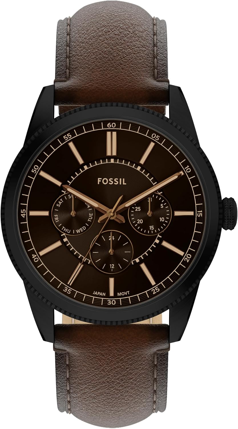 HOTFossil Men's Watch, Pearson Multifunction Stainless Steel Watch for Men