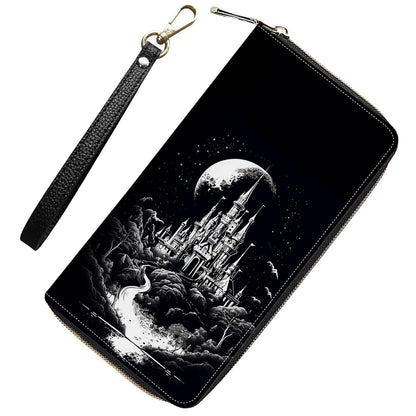 HOTWomens Wallet,RFID Blocking Large Capacity Clutch,Zip Around Leather Purse with 8 Card Slots,Bill Compartments Coin Pocket - Dragon