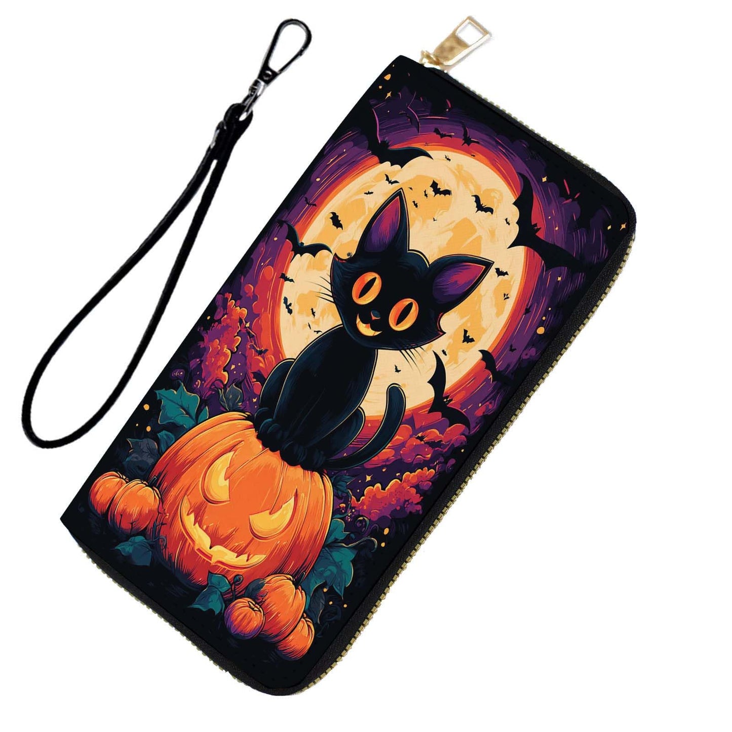 HOTRFID Blocking Wristlet Wallet for Women & Teen Girls-Large Capacity Leather Phone Clutch with Removable Strap,