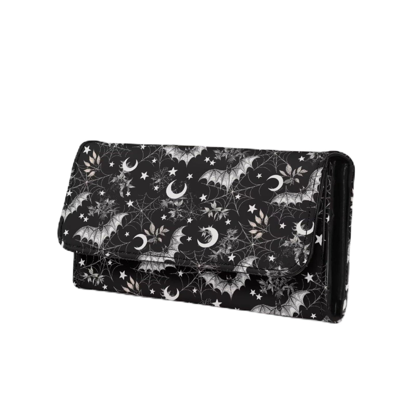 HOTNovelty Jeans Print Womens Wallets Leather Clutch, Vintage Denim Block Patch Design Long Wallet for Women Blue Credit Card Holder with Coin Purse ID Window