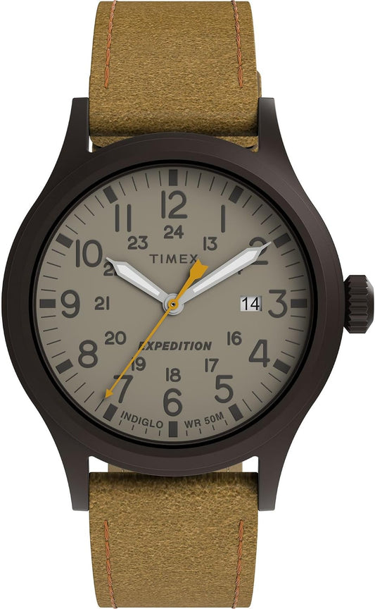 HOTTimex Expedition Scout 40mm Men’s Analog Watch | Luminous Hands | Durable Comfortable Adjustable Strap | 24 Hour Time | Rugged Outdoor Watch | 50M Water Resistance
