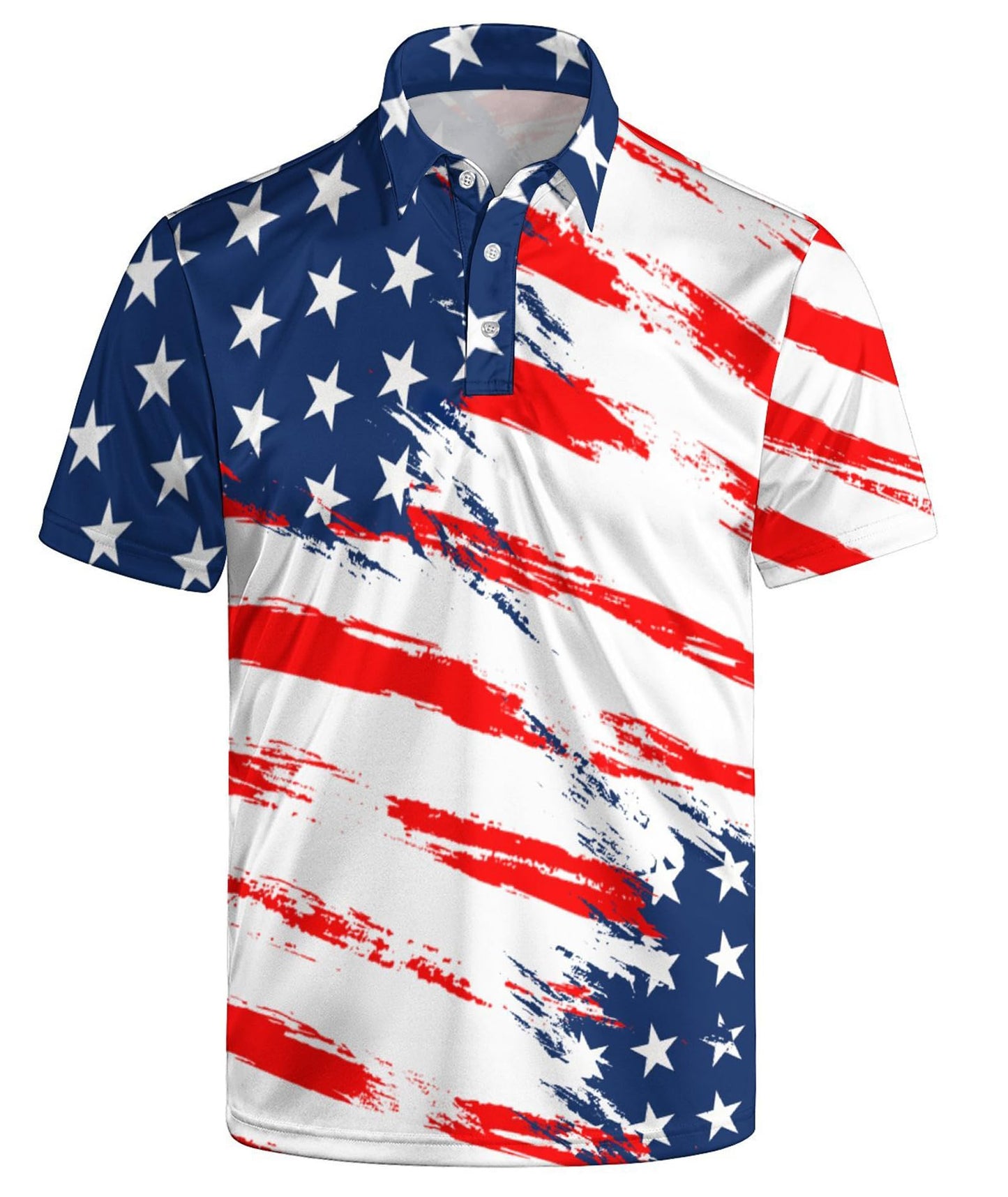 HOTGolf Polo Shirts for Men Funny Print Quick Dry Short Sleeve Performance Golf Shirts Moisture Wicking Polo Shirts