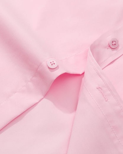 HOTAlimens & Gentle Men's Dress Shirt Regular Fit Stretch Stain Shield Long Sleeve Solid Business Wedding Button Down Shirts