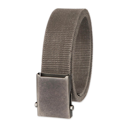 HOTColumbia Men's Military Plaque Buckle Fabric Belt- One Size 42" Length - Everyday and Outdoor Wear