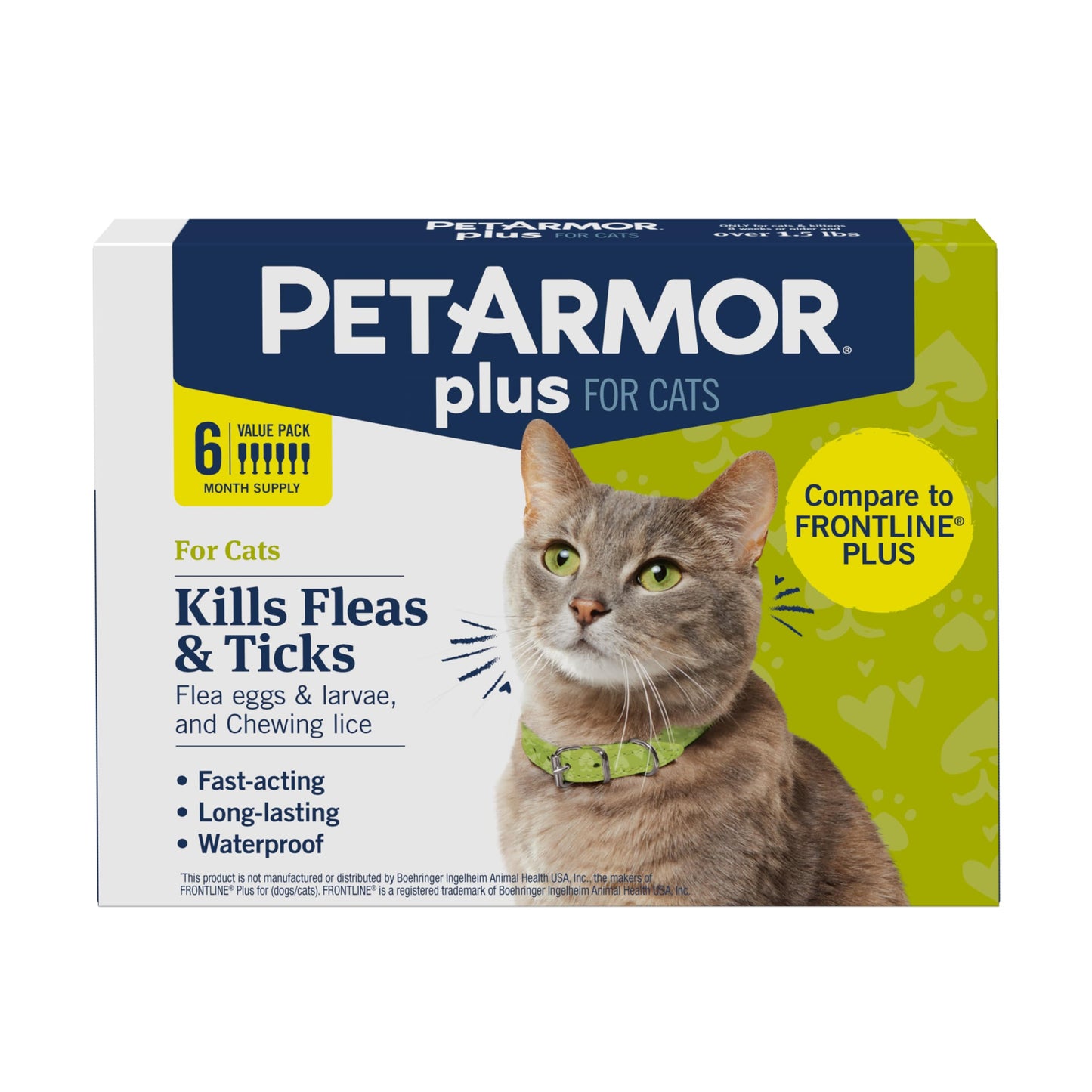 HOTPetArmor Plus Flea and Tick Prevention for Dogs, Small Dog Flea and Tick Treatment, 3 Doses, Waterproof Topical, Fast Acting (5-22 lbs)