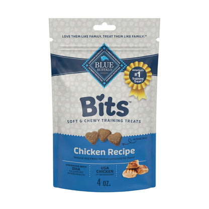 HOTBlue Buffalo Bits Beef Soft & Chewy Dog Treats, Bite-Sized for Training, Made with Real Beef & Enhanced with DHA, Heart-Shaped Dog Treats, Made in the USA with Natural Ingredients, 19 oz.