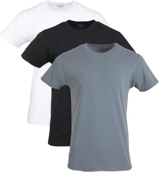 HOTGildan Men's Cotton Stretch T-Shirts, Multipack