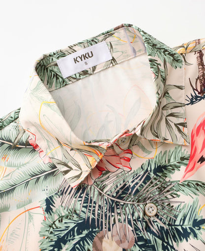 HOTKYKU Hawaiian Shirt for Men: Beach Vacation Summer Short Sleeve Button Down Mens Shirts Casual Stylish