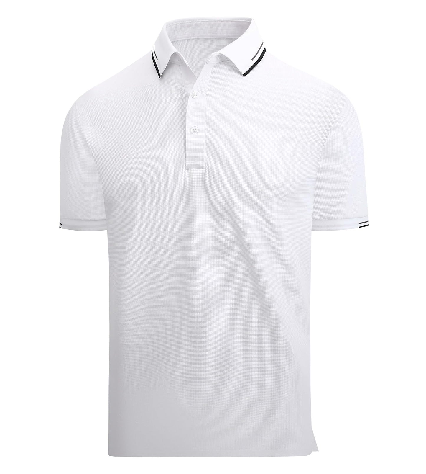HOTAlex Vando Mens Golf Shirt Moisture Wicking Quick-Dry Short Sleeve Polo | UPF40,Soft & stretch,Sweat resistant,Multi-scene sports & office apparel