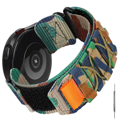 HOTRugged Nylon Sport Watch Band 20mm 22mm Quick Release Watch Strap Mountaineering Style Replacement Watch Strap 5 Colors (Black/Army Green/Navy blue/Grey/Orange) for Men Big Wrist
