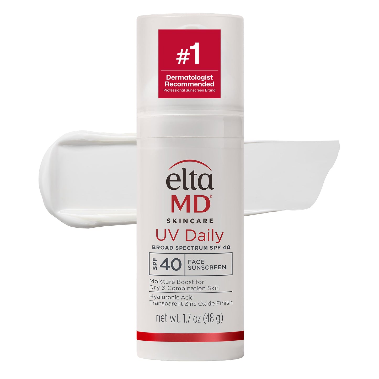 HOTEltaMD UV Daily SPF Face Sunscreen Moisturizer with Zinc Oxide, Daily Face Moisturizer with SPF, Sunscreen for Dry Skin