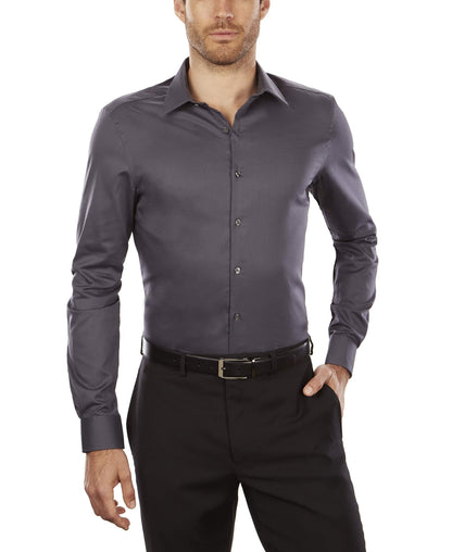 HOTVan Heusen Men's Flex Collar Slim Fit Stretch Dress Shirt