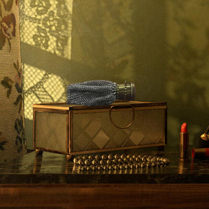 HOTVintage Wallets For Women,Coin Purse Vintage 1920's English Victorian Metal Mesh Coin Bag with Twist Lid Gate Top & Chian Double Mesh Antique Change Purse