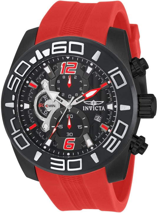 HOTInvicta Men's 22810 Pro Diver Analog Display Quartz Red Watch