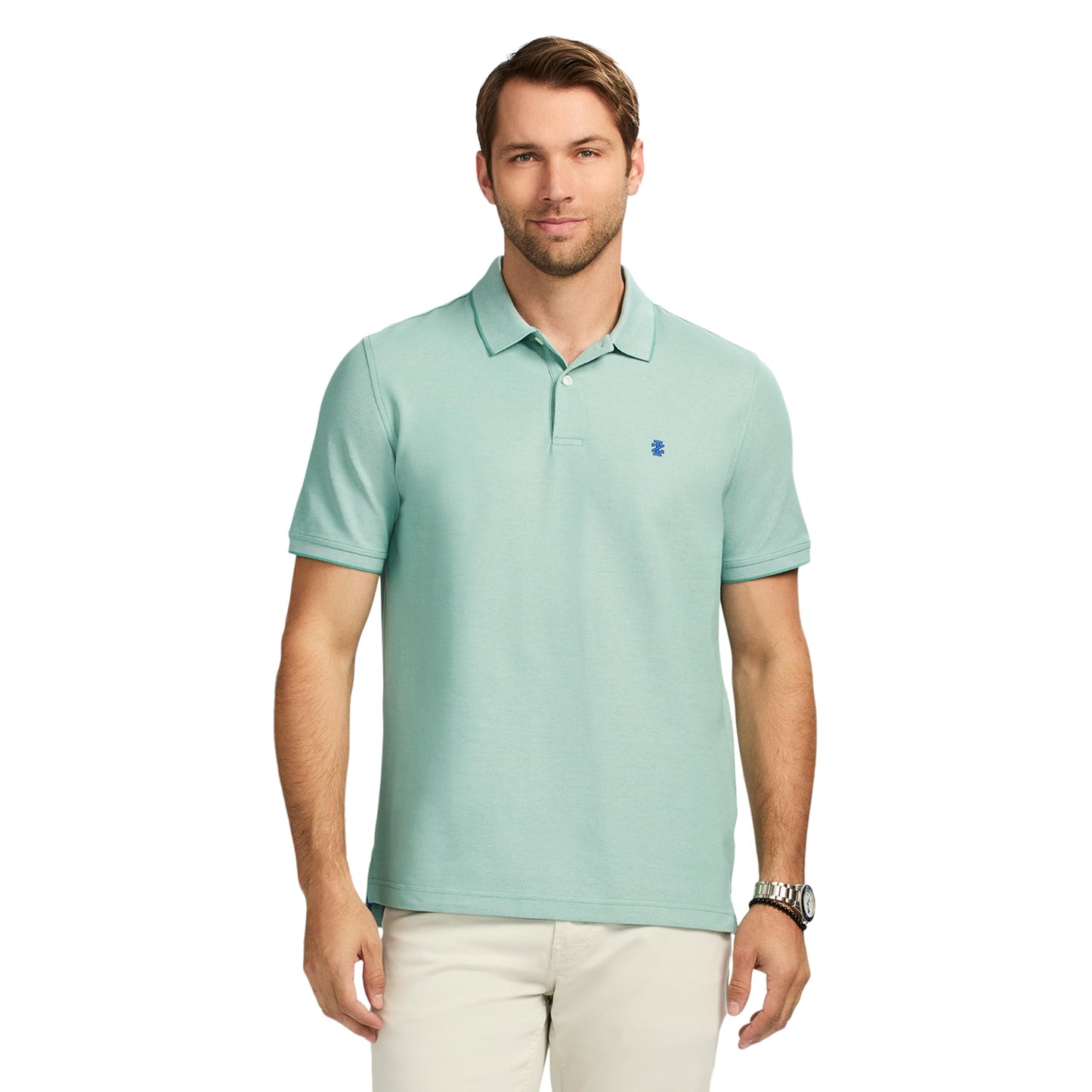 HOTIzod Men's Advantage Performance Short Sleeve Fashion Polo Shirt