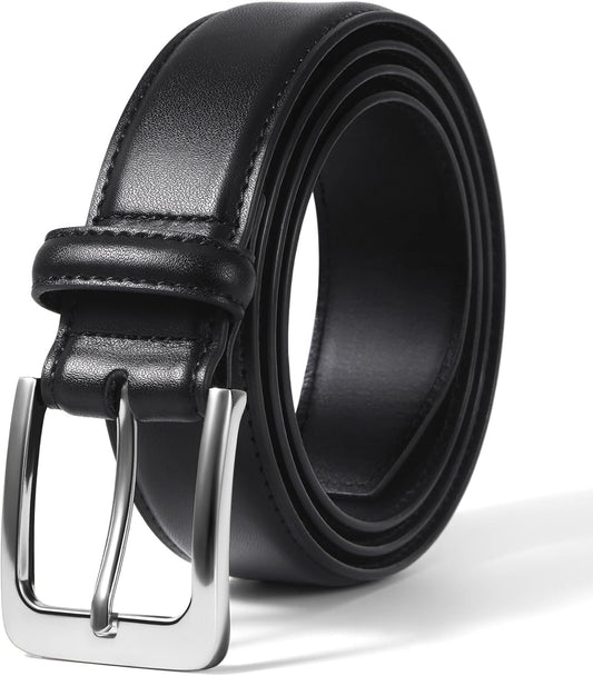 HOTVATAN Men's Genuine Leather Dress Belts, Handmade Classic Every Day Leather Jeans Belt for Men Work Business Casual