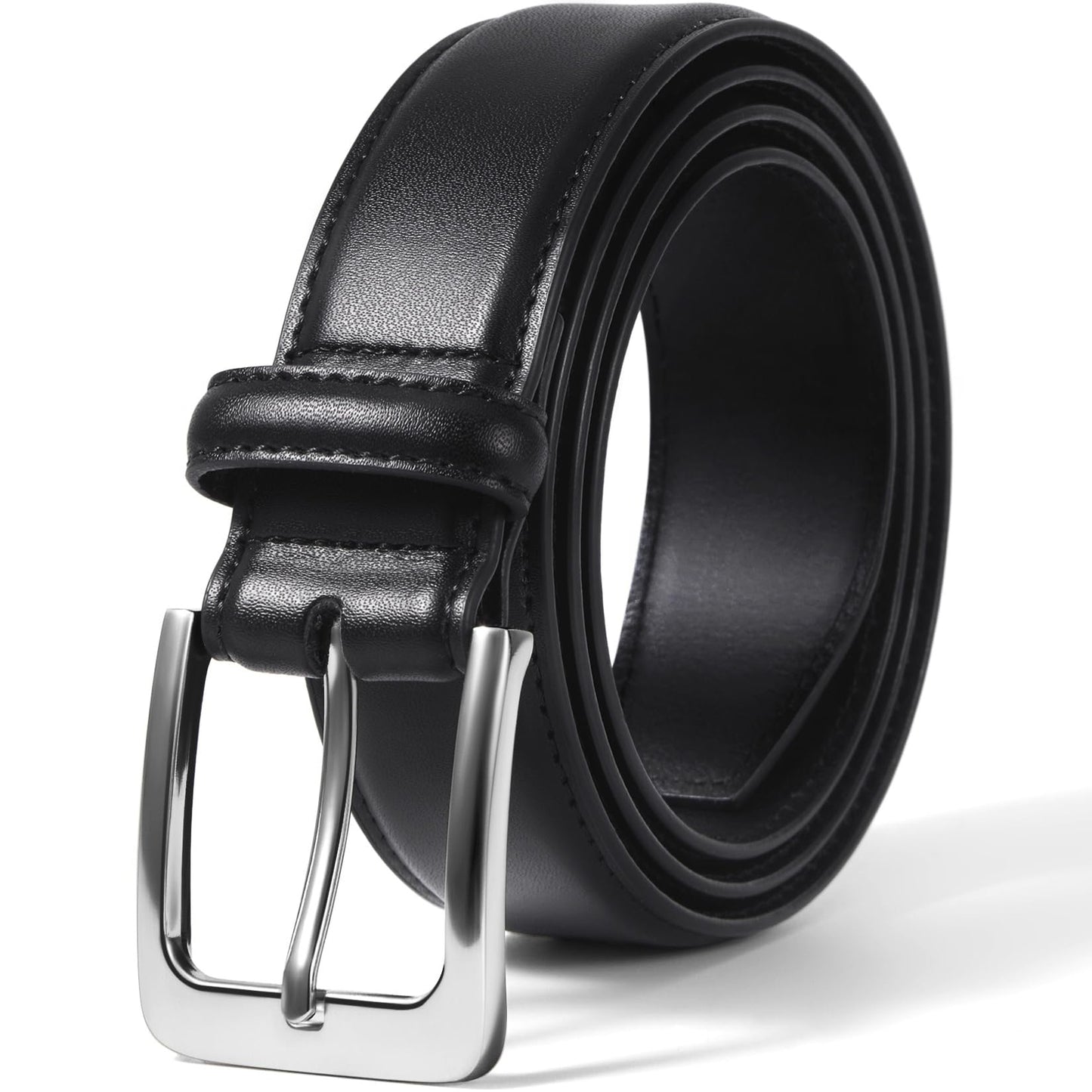 HOTVATAN Men's Genuine Leather Dress Belts, Handmade Classic Every Day Leather Jeans Belt for Men Work Business Casual