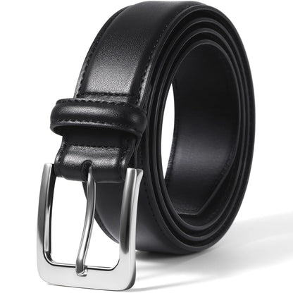 HOTVATAN Men's Genuine Leather Dress Belts, Handmade Classic Every Day Leather Jeans Belt for Men Work Business Casual
