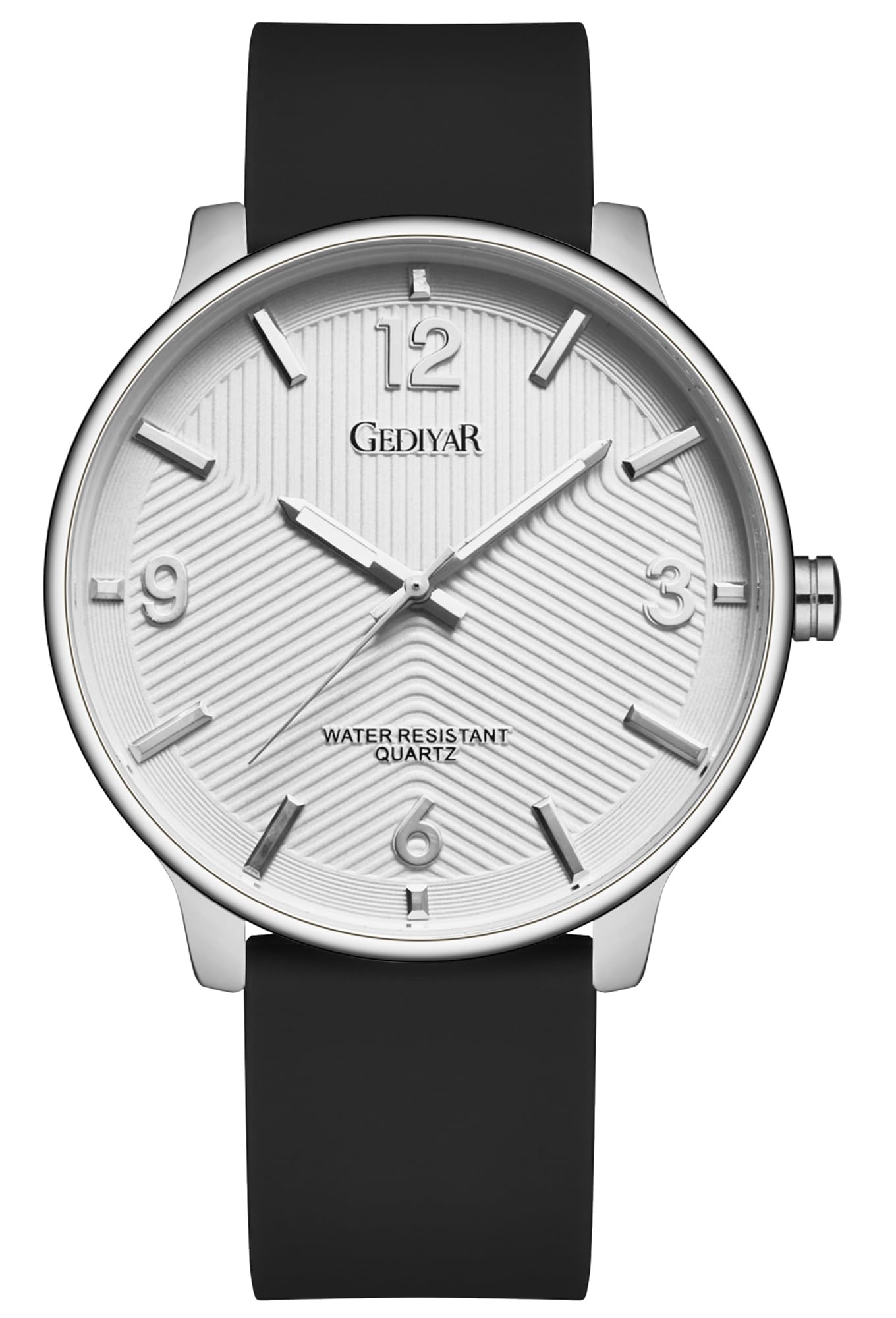 HOTMen's Fashion Minimalist Wrist Watch Waterproof Watches Simple Ultra Thin Analog Quartz Silicone Watch for Men
