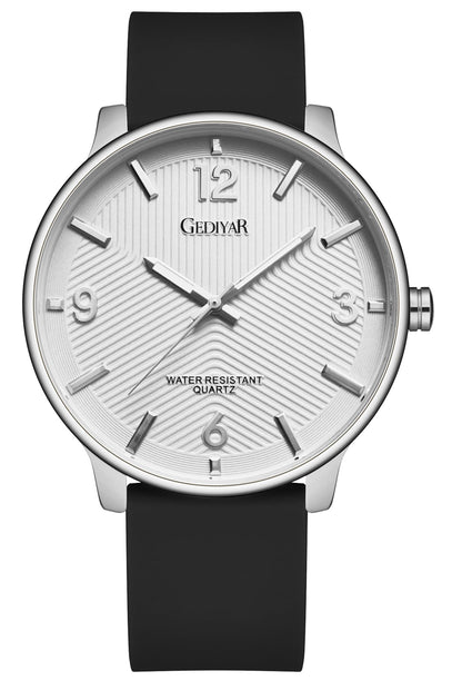 HOTMen's Fashion Minimalist Wrist Watch Waterproof Watches Simple Ultra Thin Analog Quartz Silicone Watch for Men