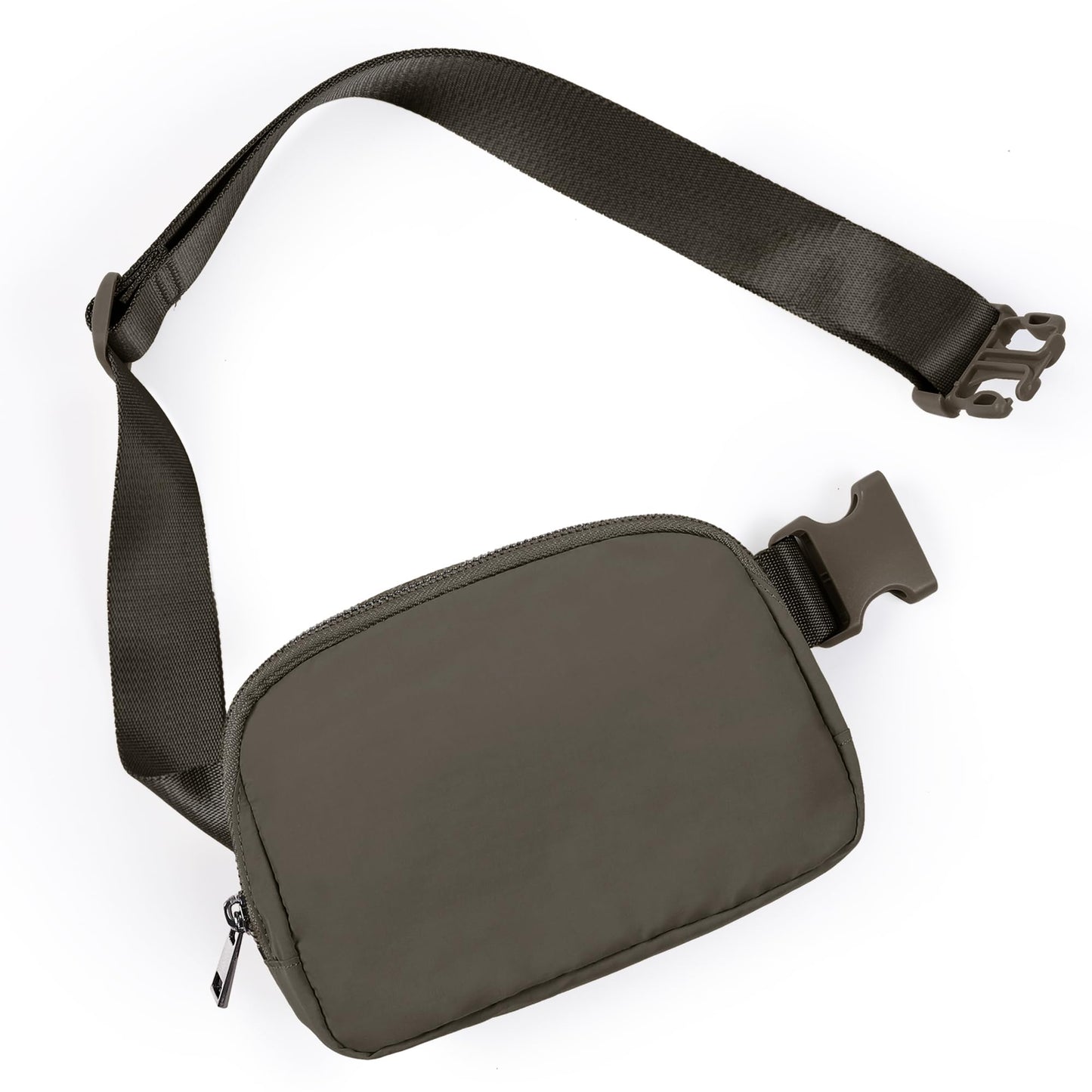 HOTODODOS Unisex Mini Belt Bag with Adjustable Strap Small Fanny Pack for Workout Running Traveling Hiking, Black