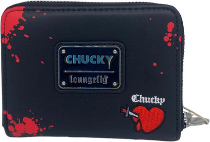 HOTLoungefly Universal Bride of Chucky Happy Couple Tiffany Zip-Around Wallet