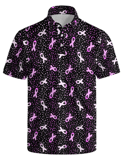 HOTGolf Polos for Men Funny Moisture Wicking Golf Shirts Performance Quick-Dry Polo Shirts Short Sleeve