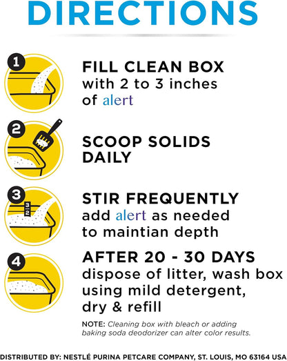 HOTPurina Tidy Cats Tidy Care Alert Cat Health Monitoring Non Clumping Cat Litter with Silica Crystals - 8 Pound (Pack of 1)