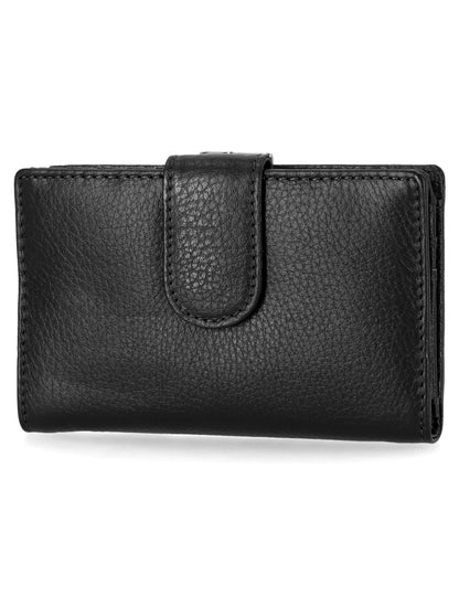 HOTMundi Rio Womens Leather Wallet Small Framed Index Clutch Purse