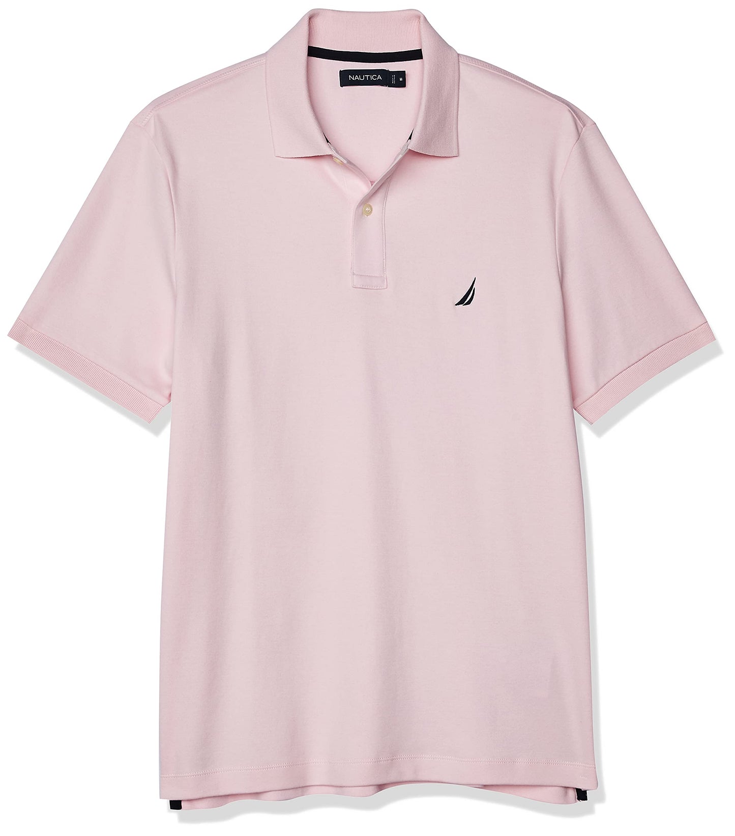 HOTNautica Men's Classic Fit Short Sleeve Dual Tipped Collar Polo Shirt