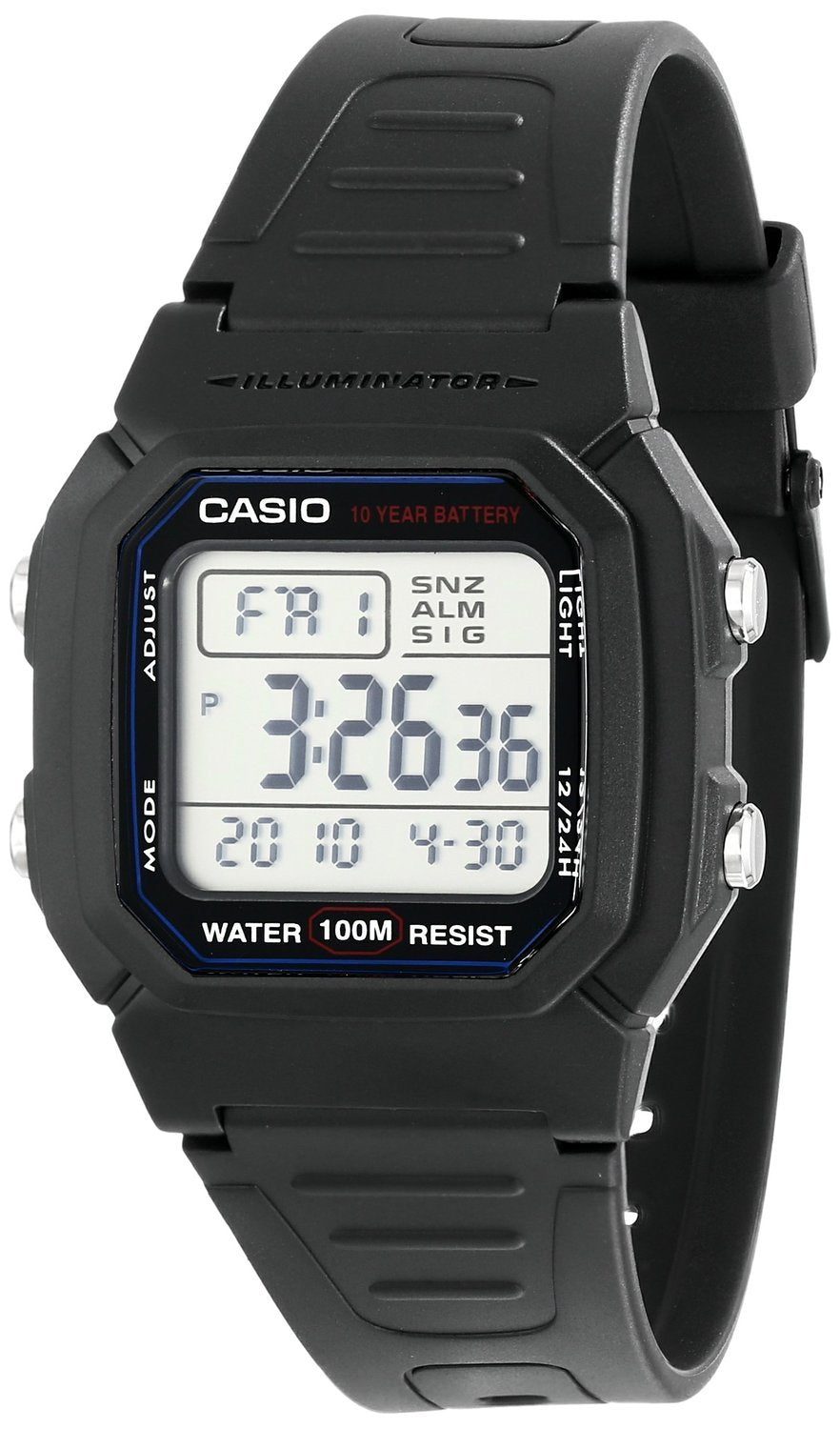 HOTCasio W800HG Series | Men’s Digital Watch | 100 Meter Water Resistance | Multi Function Alarm | 100 SEC Stopwatch | Auto Calendar | Countdown Timer | LED Light | Dual Time| 10 Year Battery
