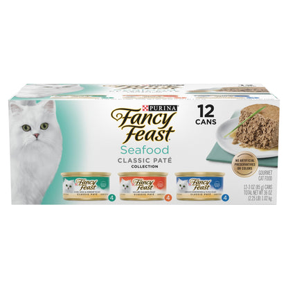 HOTPurina Fancy Feast Gourmet Wet Cat Food Variety Pack, Petites Gravy Collection, break-apart tubs, 24 servings - (Pack of 12) 2.8 oz. Tubs
